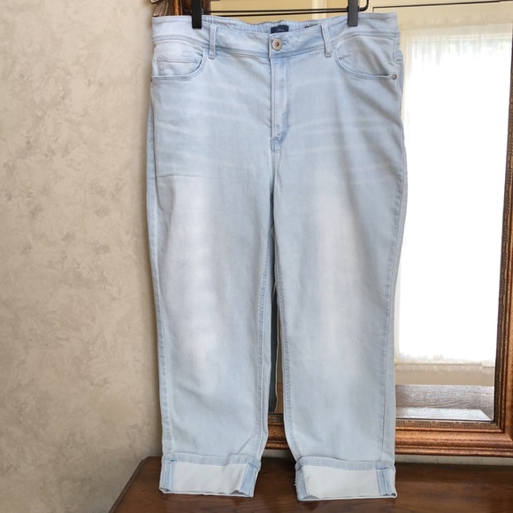 New J. Jill denim women’s high rise cropped jeans. Size 16. - Picture 14 of 14